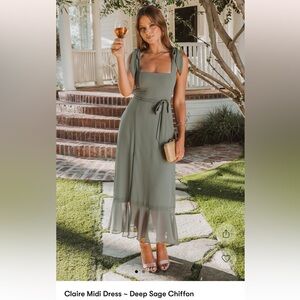 Show Me Your Mumu Claire Midi Dress Size Small